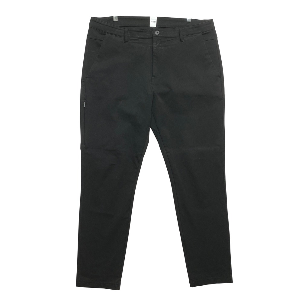 BYLT Everyday Pant Mens 38 Black Slim Straight Stretch Performance Chino